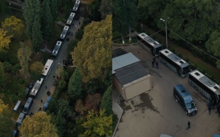 Tbilisidə hökumət binaları yaxınlığında xüsusi təyinatlılar toplanıb