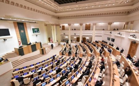 Gürcüstan parlamentində təhlükəsizlik gücləndirilib