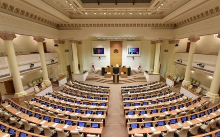 Gürcüstan parlamentində "qırmızı" səviyyə elan edildi