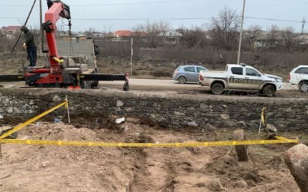 Marneulidə qəbir qazıntısı zamanı silah-sursat aşkarlandı