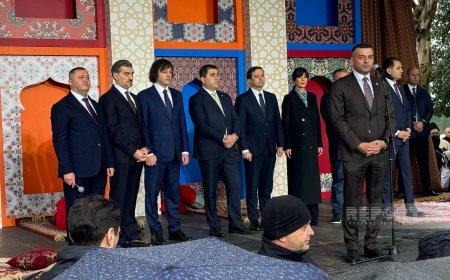 Gürcüstanın Prezidenti, Baş naziri və parlament sədri Marneulidə Novruz Bayramına qatılıblar