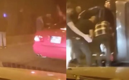 Qori tunelində avtomobil aşıb