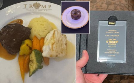 Trampla 1,7 milyonluq şam yeməyi..