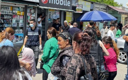 Marneulidə bazarın yaxınlığında orta yaşlı kişi dünyasını dəyişib