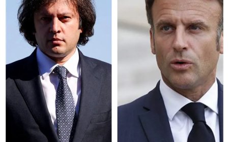 Kobaxidze Makronu müstəqil qərar verə bilməməkdə ittiham edib