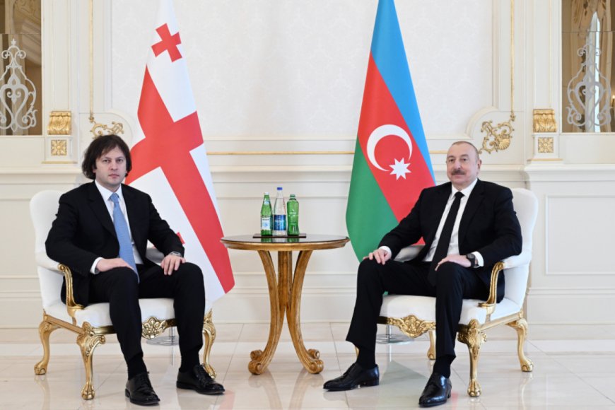 Gürcüstanın Baş naziri Prezident İlham Əliyevi təbrik edib