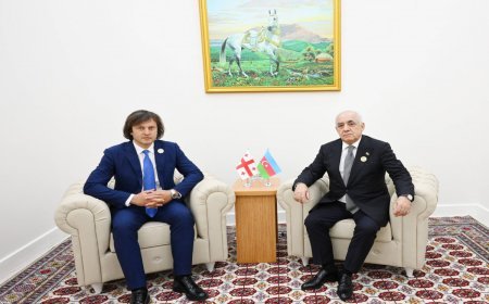 Azərbaycan və Gürcüstan Baş nazirləri görüşüb