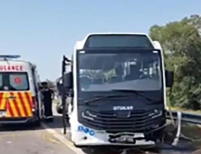 Rustavi-Tbilisi yolunda avto qəza baş verib- Video