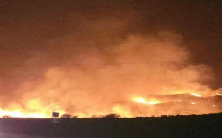 Marneulinin Aşağı Saral kəndində yanğın baş verib