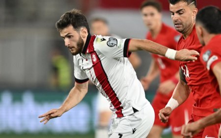 Gürcüstan və Türkiyə futbol komandaları arasında keçirilən oyun başa çatıb