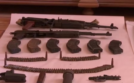 Silah və sursatın qanunsuz saxlanılmasına görə bir nəfər saxlanılıb