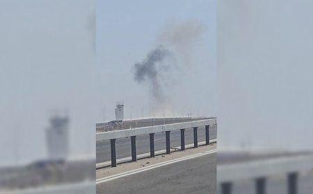 Yəmən İsrailin hava limanını vurdu – VİDEO