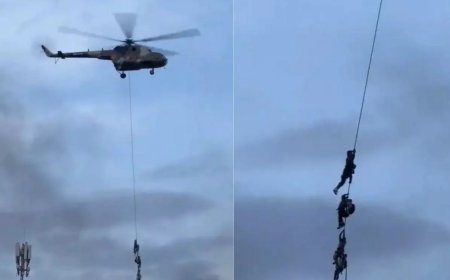 Nepalda nazirlər belə təxliyə edildilər - VİDEO