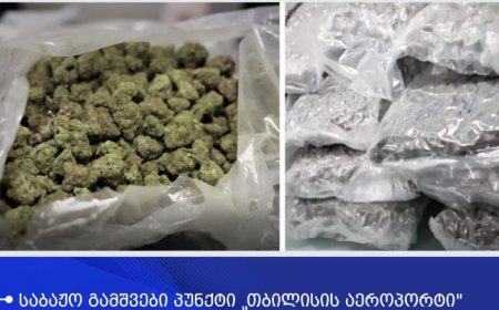 Tbilisi Hava Limanında 19 kiloqramdan çox narkotik ələ keçirilib
