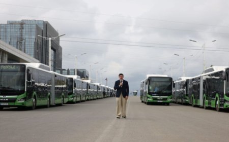Seçkilərdən bir həftə əvvəl Tbilisi meri yeni avtobusları xəttə buraxacaq