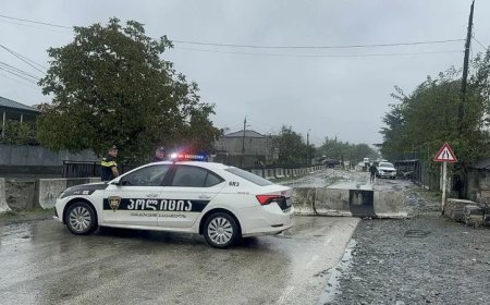 Lağodexidə sel fəsadlar törətdi – mərkəzi magistralda hərəkət məhdudlaşdırılıb