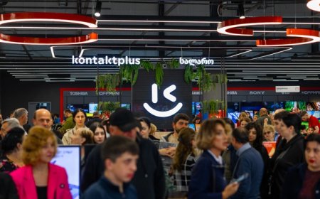 "Kontakt" Gürcüstanın ən böyük ticarət mərkəzlərindən birində mağaza açdı