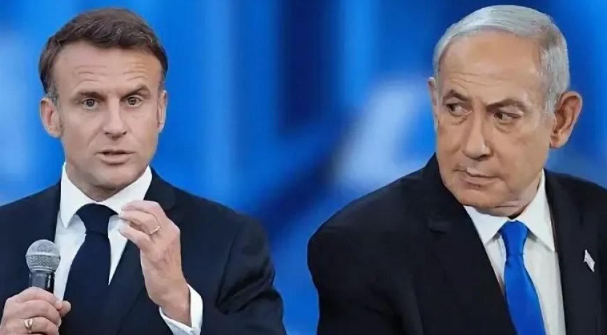 Netanyahu Makronu İsrailə buraxmadı