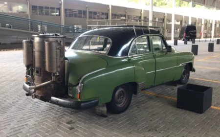 Braziliyada odunla işləyən avtomobil tapıldı