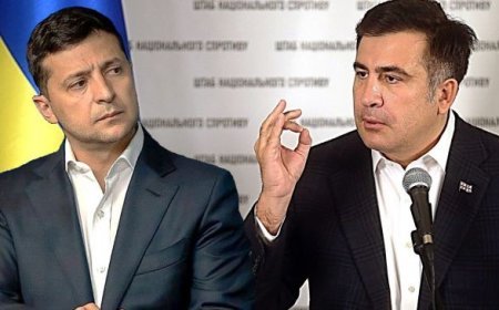Saakaşvilinin Zelenskidən xahişi: Məni o siyahıya əlavə edin!