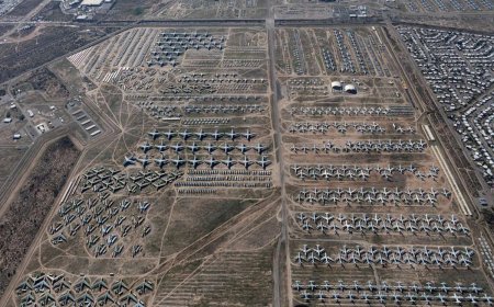 Dünyanın ən böyük "təyyarə məzarlığı"-Video