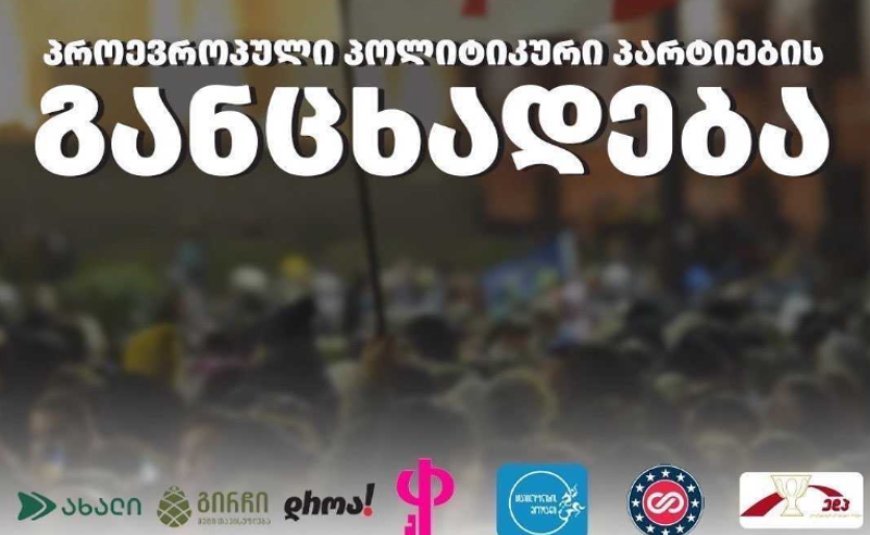 Gürcüstanın 7 müxalif partiyası birləşmək qərarı verib