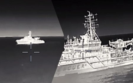 Gürcüstana gedən Rusiya gəmisinə Türkiyə sahillərində dron zərbəsi endirilib