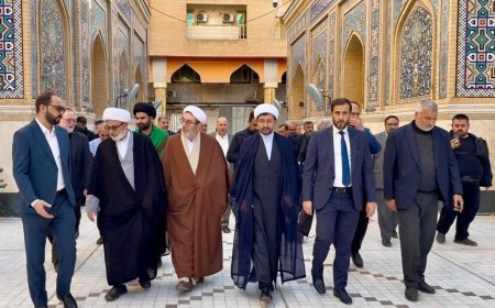 BGMİ Şeyxi İmam Əli (ə) Ziyarətgah Kompleksini ziyarət edib