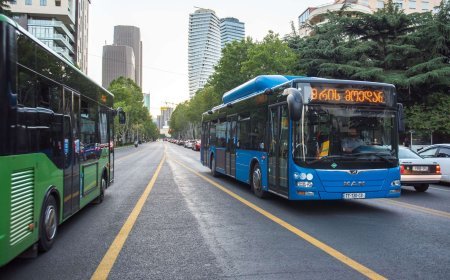 Yeni il gecəsi Tbilisidə ictimai nəqliyyat uzadılmış iş rejimində fəaliyyət göstərəcək