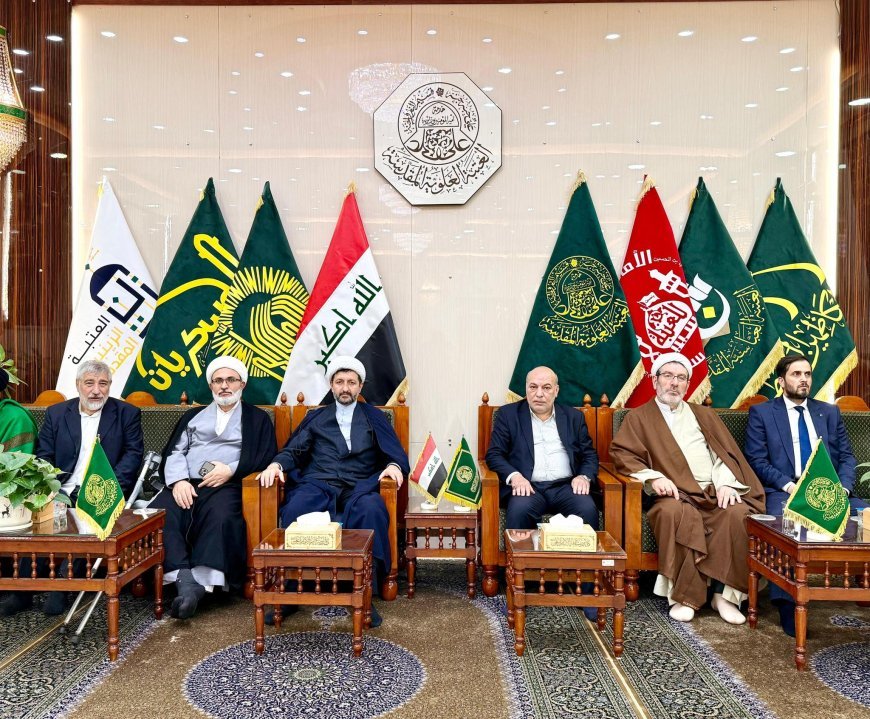 BGMİ Şeyxi İmam Əli (ə) Ziyarətgah Kompleksini ziyarət edib