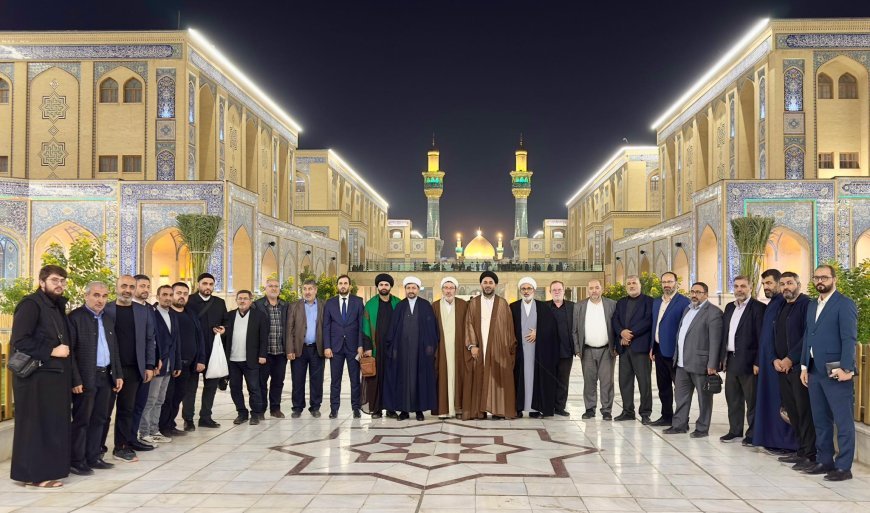 BGMİ Şeyxi İmam Əli (ə) Ziyarətgah Kompleksini ziyarət edib