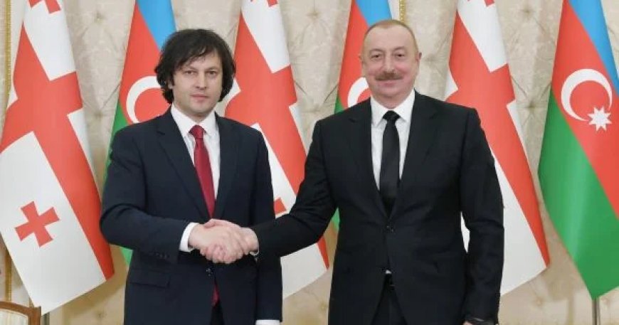 İrakli Kobaxidze Azərbaycan Prezidentini təbrik edib