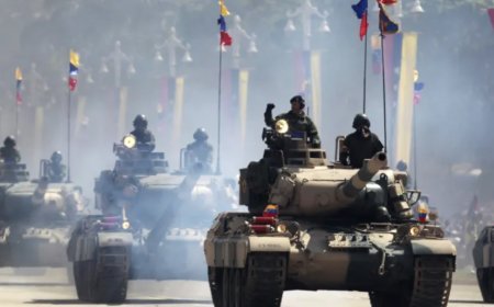 Venesuela ordusu müharibə hazırlığına gətirildi