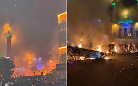 Etirazlar zamanı Tehranda 34 məscid yandırılıb