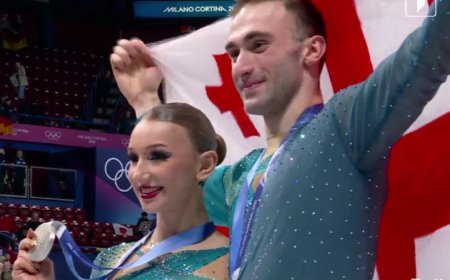 Gürcüstan tarixində ilk dəfə Qış Olimpiya Oyunlarında medal əldə edib