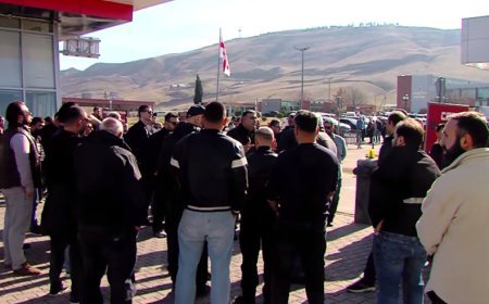 Rustavi avtomobil bazarında etiraz aksiyası keçirilir