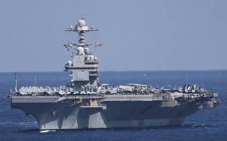 İranı vurmaq üçün göndərilən ən bahalı ABŞ gəmisi nəcislə dolub-daşdı