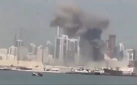 Dubayda BƏƏ kəşfiyyatının binası vuruldu