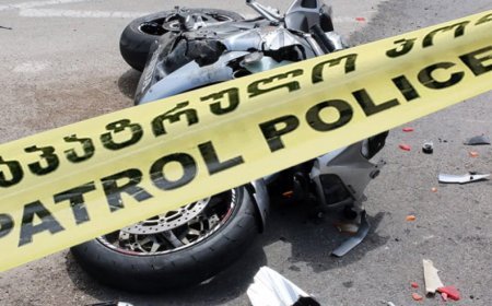 Karelidə motosiklet qəzası: Ölən var