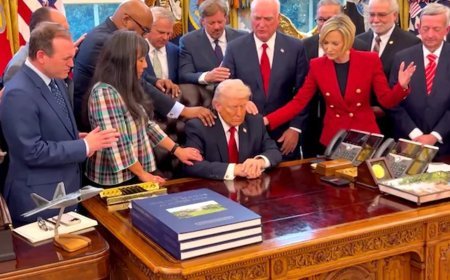 20-yə yaxın din xadimi ilə dua etdi - VİDEO