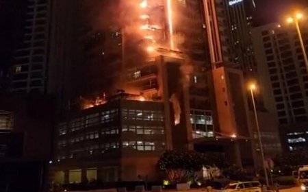 Daha bir İran dronu Dubayda binaya çırpıldı - Video