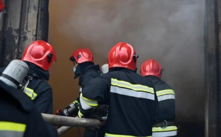 Tbilisidə yanğın: Bir nəfər ağır xəsarət alıb