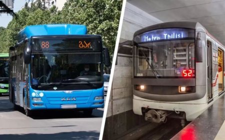 Gürcüstan Patriarxının dəfni ilə əlaqədar nəqliyyat iki gün ödənişsiz olacaq