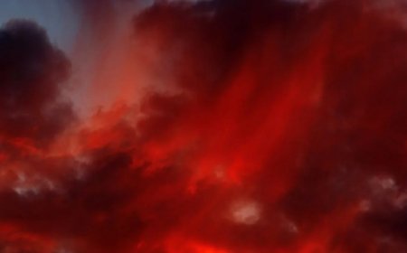 Avstraliyada qorxunc mənzərə: Səma qırmızıya boyandı - VİDEO