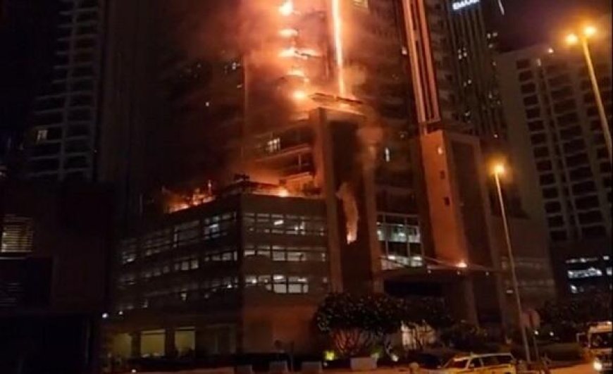 Daha bir İran dronu Dubayda binaya çırpıldı - Video