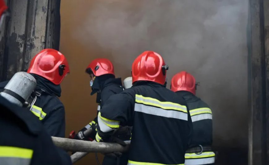 Tbilisidə yanğın: Bir nəfər ağır xəsarət alıb