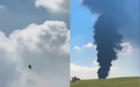 ABŞ qırıcı təyyarəsi İran PUA-sının qarşısını ala bilmədi və neft obyekti vuruldu - ANBAAN GÖRÜNTÜLƏR