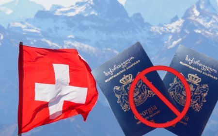 İsveçrə Gürcüstanın rəsmi şəxsləri üçün vizasız rejimi dayandırdı