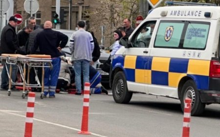 Telavidə piyadanı avtomobil vurub