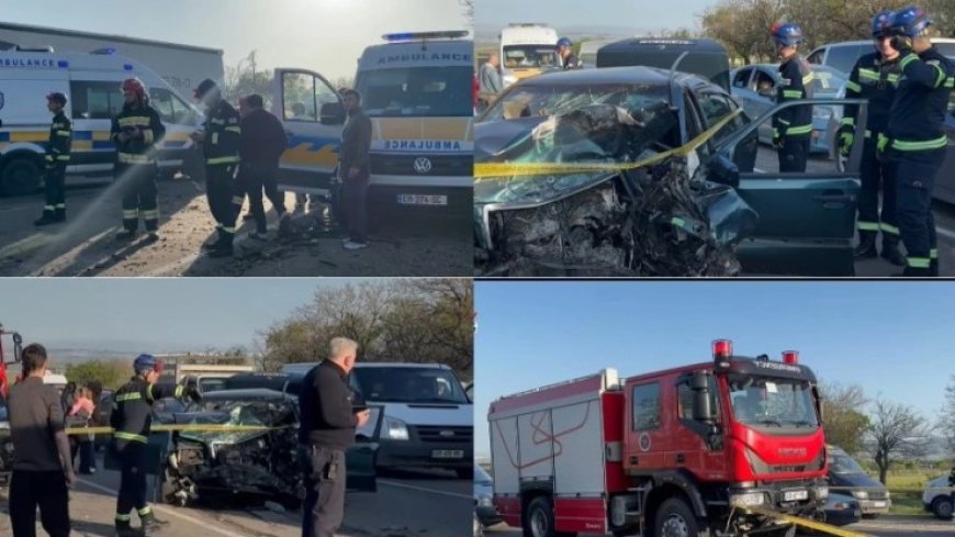 Marneuli-Tbilisi avtomagistralında zəncirvari qəza: Yaralılar var